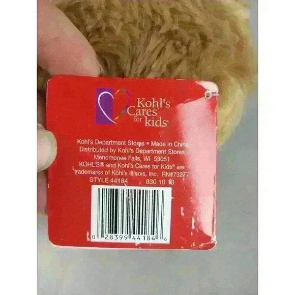 Gund Kohls Cares 15" Large Brown Teddy Bear with Claws Stuffed Plush Animal Rare - Picture 11 of 13